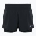 Women's Nike One Dri-FIT 2IN1 running shorts black / reflective silver