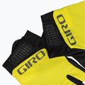 Men's cycling gloves Giro Bravo Gel II highlight yellow 4