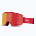 Giro Axis red&black thirds/ember/infrared ski goggles