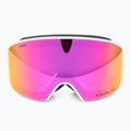 Women's ski goggles Giro Ella white lx stripe/pink/infrared 2