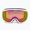 Women's ski goggles Giro Moxie white & grey chute/ amber pink/ yellow 3