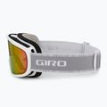 Women's ski goggles Giro Moxie white & grey chute/ amber pink/ yellow 5