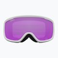 Women's ski goggles Giro Moxie white & grey chute/ amber pink/ yellow 2