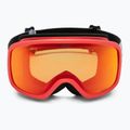 Children's ski goggles Giro Buster Jr black blocks/amber scarlet 2