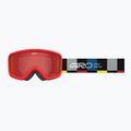 Children's ski goggles Giro Chico 2.0 Jr black blocks/amber scarlet 5