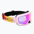 Children's ski goggles Giro Chico 2.0 Jr light pink blocks/amber pink