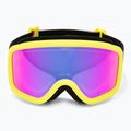 Children's ski goggles Giro Chico 2.0 Jr Yellow flowers/amber pink 2