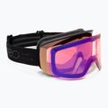 Women's ski goggles Giro Ella black rails/vivid rose gold/vivid infrared