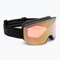 Women's ski goggles Giro Ella black rails/vivid rose gold/vivid infrared 2