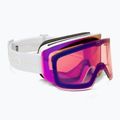 Women's ski goggles Giro Ella white rails/vivid pink/vivid infrared