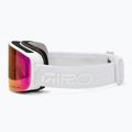 Women's ski goggles Giro Ella white rails/vivid pink/vivid infrared 5