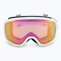 Women's ski goggles Giro Moxie mauve stacked/amber pink/yellow 3