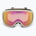 Women's ski goggles Giro Moxie stone stacked/amber pink/yellow 3
