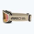 Women's ski goggles Giro Moxie stone stacked/amber pink/yellow 5