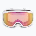 Women's ski goggles Giro Moxie white stacked/amber pink/yellow 3
