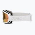 Women's ski goggles Giro Moxie white stacked/amber pink/yellow 5