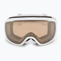 Women's ski goggles Giro Moxie white stacked/amber gold/yellow 3