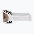 Women's ski goggles Giro Moxie white stacked/amber gold/yellow 5