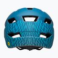 Bell Sidetrack Integrated MIPS children's bike helmet wavy checks matte blue 3