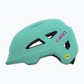Giro Scamp II Integrated MIPS matte screaming teal/bright pink children's bike helmet 2
