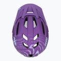 Giro Fixture II Integrated MIPS matte purple ripple children's bicycle helmet 6