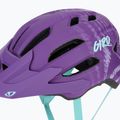 Giro Fixture II Integrated MIPS matte purple ripple children's bicycle helmet 8