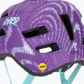 Giro Fixture II Integrated MIPS matte purple ripple children's bicycle helmet 10