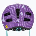 Giro Fixture II Integrated MIPS matte purple ripple children's bicycle helmet 11