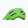 Giro Fixture II matte bright green children's bike helmet 2