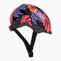 Giro Scamp Integrated MIPS matte black floral children's bike helmet 4