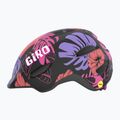 Giro Scamp Integrated MIPS matte black floral children's bike helmet 8