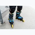 K2 Raider Pro blue/yellow children's roller skates 5
