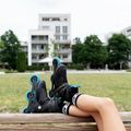 K2 Trio LT 100 men's roller skates black and orange 30H0060/11/85 9