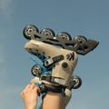 K2 Surge 84 khaki/blue roller skates 2