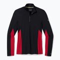 Men's thermal active sweatshirt Smartwool Merino Sport 1/4 Zip black/rythmic red 4
