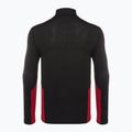 Men's thermal active sweatshirt Smartwool Merino Sport 1/4 Zip black/rythmic red 2