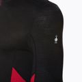 Men's thermal active sweatshirt Smartwool Merino Sport 1/4 Zip black/rythmic red 3