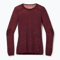 Women's Smartwool Intraknit Merino 200 Crew thermal T-shirt burgundy SW019284K17 4