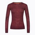 Women's thermal base layer Smartwool Intraknit Merino 200 Crew black cherry