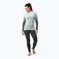 Women's thermal base layer sweatshirt Smartwool Intraknit Thermal Merino Base Layer Pattern Crew aqua 2