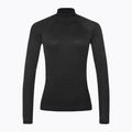 Women's thermal base layer Smartwool Thermal Merino Rib Turtleneck charcoal heather