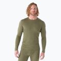 Men's thermal base layer sweatshirt Smartwool Merino 250 Baselayer Crew Boxed winter moss heather