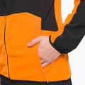 Men's fleece sweatshirt The North Face Glacier Pro FZ black and orange NF0A5IHS7Q61 7