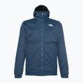 Men's rain jacket The North Face Quest Insulated shady blue/black heather