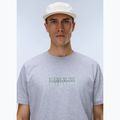 Men's T-shirt Napapijri S-Box Logo light grey melange 3