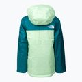 The North Face Teen Snowquest Plus Insulated turquoise children's ski jacket NF0A7X3O 2