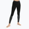 Women's thermal pants icebreaker ZoneKnit 200 001 black/grey IB0A56HE0911