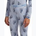 Children's thermal trousers icebreaker Merino 200 Oasis Bear Tour zinc blue/aop 6