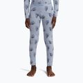 Children's thermal trousers icebreaker Merino 200 Oasis Bear Tour zinc blue/aop 7