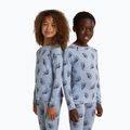 Children's thermal sweatshirt Icebreaker Merino 200 Oasis Crewe Bear Tour Zinc Blue/Aop 2